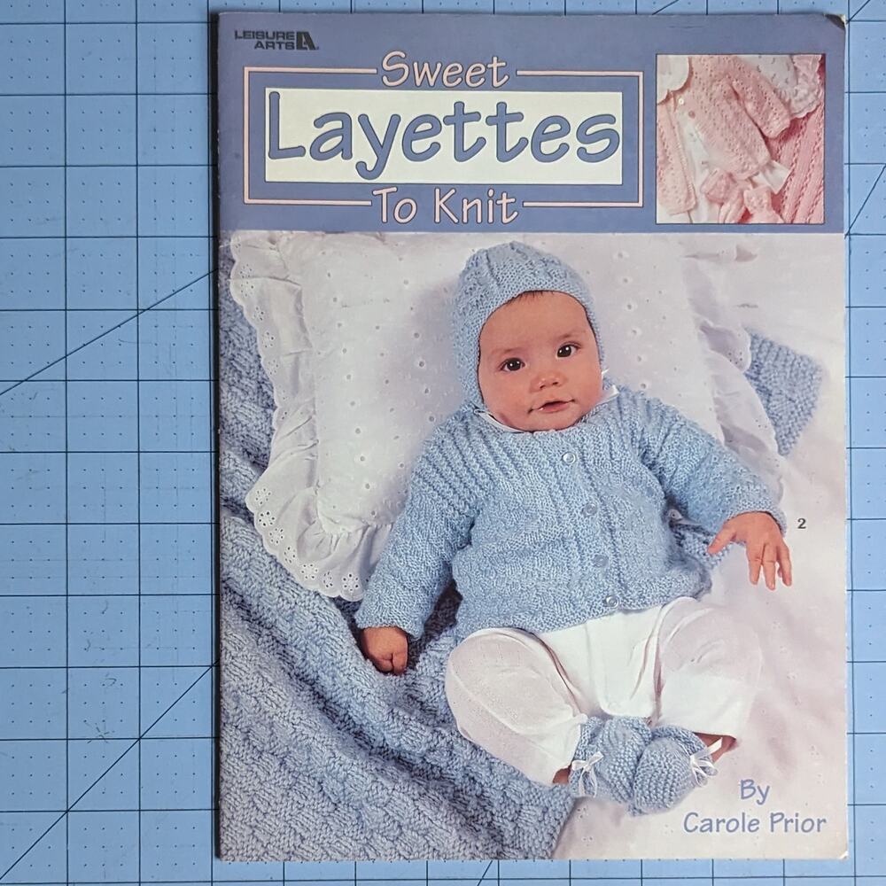 Sweet Layettes to Knit Pattern Book Leisure Arts